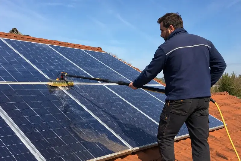 Nettoyage et entretien de panneaux solaires à Revel